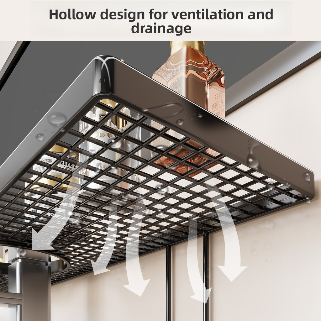 Over-Faucet Sink Shelf — No-Drill Bathroom & Kitchen Organizer