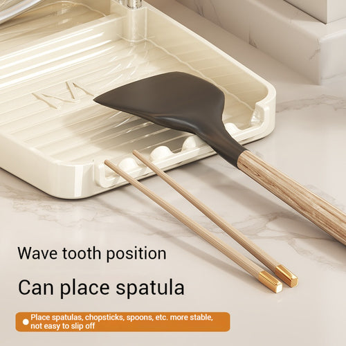 Pot Lid Holder & Spoon Rest — Countertop Stand for a Mess-Free Stove