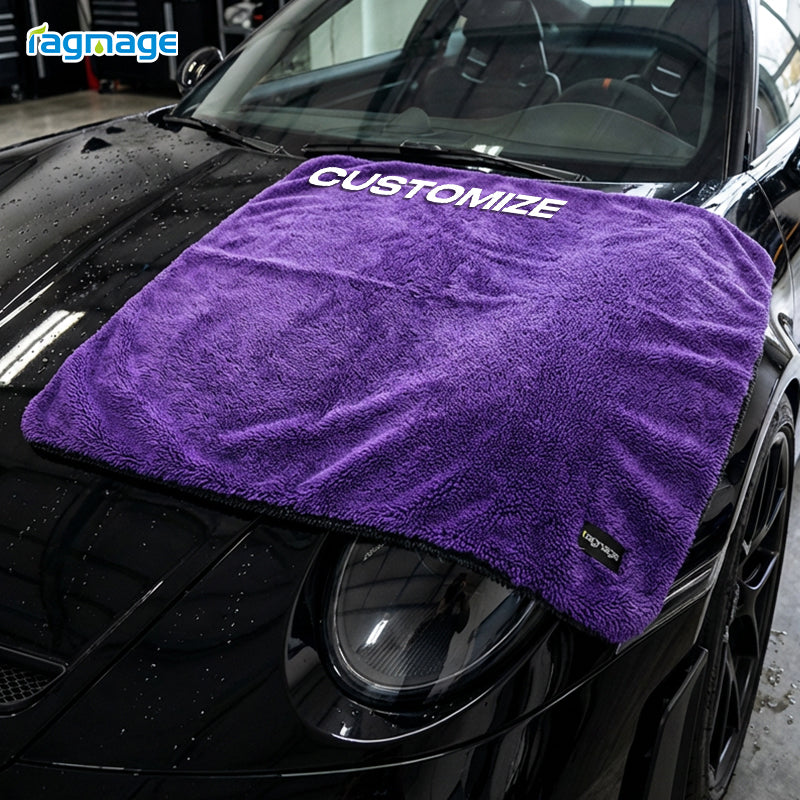 Twisted Loop Microfiber Car Drying Towel — Streak-Free, Super Absorbent, Quick Dry