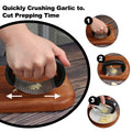 Rocking Garlic Mincer — Stainless Steel Hand Roller, No Press, No Smell, Fresh Every Time